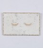 White Marble Blush On Hand Painted Wall Accent