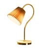 Regis Beige Study Lamp With Marble & Metal Base