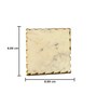 White Marble Set of 4 Table Coasters