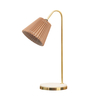Dorian Beige Study Lamp With Marble & Metal Base