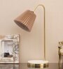 Dorian Beige Study Lamp With Marble & Metal Base