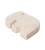 White Marble Elephant Shaped Coaster