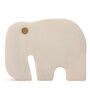 White Marble Elephant Shaped Coaster