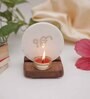 White Marble Figurine Tea light Holder