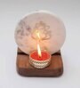 White Marble Figurine Tea light Holder