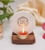 White Marble Figurine Tea light Holder