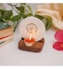 White Marble Figurine Tea light Holder