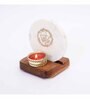 White Marble Figurine Tea light Holder