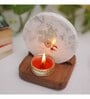 White Marble Figurine Tea light Holder