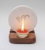 White Marble Figurine Tea light Holder