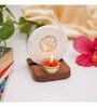 White Marble Figurine Tea light Holder