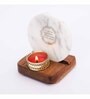 White Marble Figurine Tea light Holder