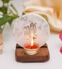 White Marble Figurine Tea light Holder