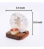 White Marble Figurine Tea light Holder