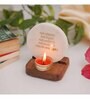White Marble Figurine Tea light Holder