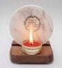 White Marble Figurine Tea light Holder