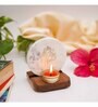 White Marble Figurine Tea light Holder