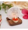 White Marble Figurine Tea light Holder