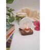 White Marble Figurine Tea light Holder