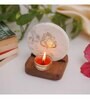 White Marble Figurine Tea light Holder