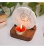 White Marble Figurine Tea light Holder
