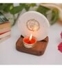 White Marble Figurine Tea light Holder