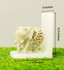 White Marble Gajah Book End
