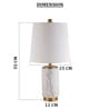 White Marble Marble Luxe Lamp
