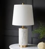 White Marble Marble Luxe Lamp