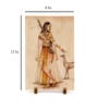 White Marble Mughal Decorative Plate Showpiece