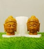 Buddha Yellow Marble Book End