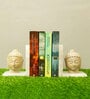 Buddha Off White Marble Book End