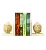 Buddha Off White Marble Book End