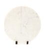 White Marble Wall Corsage Decorative Plate Showpiece