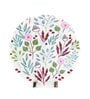 White Marble Wall Corsage Decorative Plate Showpiece