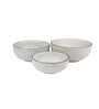 White Matt (Set of 3) Ceramic Serving Bowl