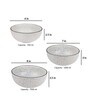 White Matt (Set of 3) Ceramic Serving Bowl