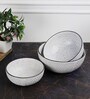 White Matt (Set of 3) Ceramic Serving Bowl
