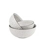 White Matt (Set of 3) Ceramic Serving Bowl