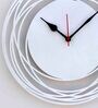 Regal White MDF 12in Wall Clock