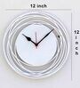 Regal White MDF 12in Wall Clock