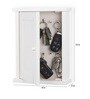 White MDF Key Holder Box Key Holder