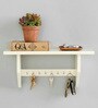 White MDF Modern Key Holder