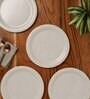 White Melamine (Set of 6) Dinner Plates
