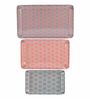 Multicolour Vibrant   Melamine  (Set of 3) Serving Tray Set