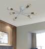 Malvi White Metal Sputnik Chandelier
