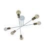 Malvi White Metal Sputnik Chandelier
