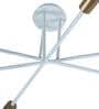 Malvi White Metal Sputnik Chandelier