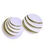White Metal Flush Mounts
