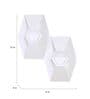 Daisy White Metal Flush Mount Wall Light